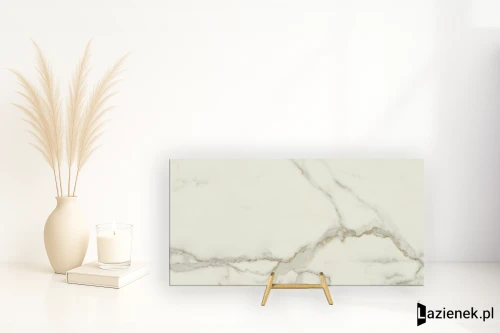 Przejdź do produktu La Fabbrica Ava Calacatta Oro Calacatta Oro półpoler 60x120 cm gr. 9 mm - płytka rektyfikowana / (L)163105
