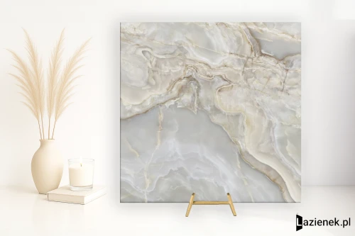 Przejdź do produktu La Fabbrica Ava Onice Iride Argento półpoler 120x120 cm gr. 6 mm - płytka rektyfikowana / (L)173036