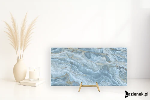 Przejdź do produktu La Fabbrica Ava Onice Iride Cobalto półpoler 160x320 cm gr. 6 mm - płytka rektyfikowana / (L)173005
