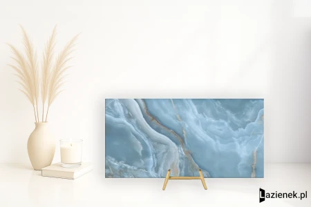La Fabbrica Ava Onice Iride Cobalto pół 60x120 - płytka / (L)173065 - płytka imitująca marmur