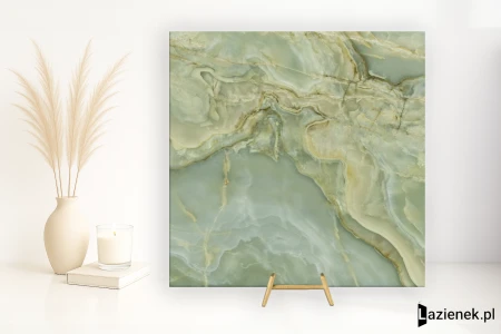 La Fabbrica Ava Onice Iride Giada pół 120x120 - płytka / (L)173032 - płytka imitująca marmur