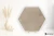 La Fabbrica Ava Small Beige błyszcząca 10.7x12.4 - płytka nierektyfikowana / (L)180050 - płytka imitująca kamień