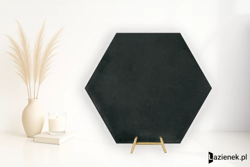 Przejdź do produktu La Fabbrica Ava Small Black błyszcząca 10.7x12.4 cm gr. 9 mm - płytka nierektyfikowana / (L)180041