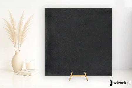 La Fabbrica Ava Small Black błyszcząca 10x10 - płytka nierektyfikowana / (L)180061 - płytka imitująca kamień