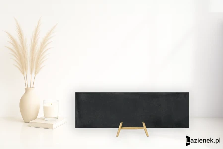 La Fabbrica Ava Small Black błyszcząca 5.1x16.1 - płytka nierektyfikowana / (L)180021 - płytka imitująca kamień