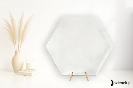 La Fabbrica Ava Small White błyszcząca 10.7x12.4 - płytka nierektyfikowana / (L)180048 - płytka imitująca kamień