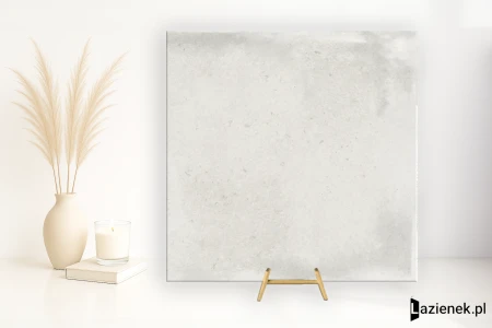 La Fabbrica Ava Small White błyszcząca 10x10 - płytka nierektyfikowana / (L)180068 - płytka imitująca kamień