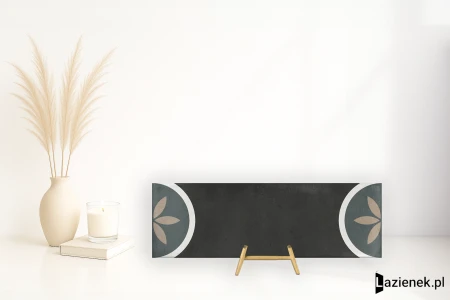 La Fabbrica Ava Small Black błyszcząca 6.5x20 - płytka nierektyfikowana / (L)180202 - płytka imitująca kamień