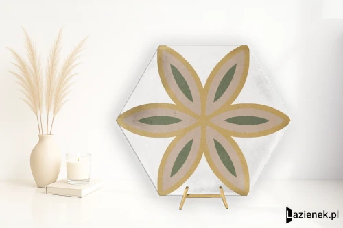 Przejdź do produktu La Fabbrica Ava Small Beige błyszcząca 10.7x12.4 cm gr. 9 mm - płytka nierektyfikowana / (L)180251