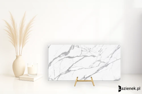 Przejdź do produktu La Fabbrica Ava Statuario Reale Statuario Reale półpoler 160x320 cm gr. 6 mm - płytka rektyfikowana / (L)163007