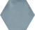 La Fabbrica Ava Small Light Blue błyszcząca 10.7x12.4 - płytka nierektyfikowana / (L)180047 - płytka imitująca kamień