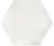 La Fabbrica Ava Small White błyszcząca 10.7x12.4 - płytka nierektyfikowana / (L)180048 - płytka imitująca kamień