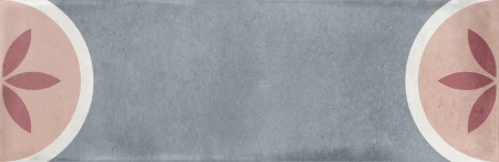 La Fabbrica Ava Small Light Blue błyszcząca 6.5x20 - płytka nierektyfikowana / (L)180204 - płytka imitująca kamień
