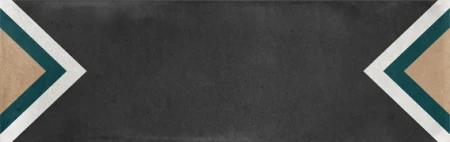 La Fabbrica Ava Small Black błyszcząca 5.1x16.1 - płytka nierektyfikowana / (L)180213 - płytka imitująca kamień