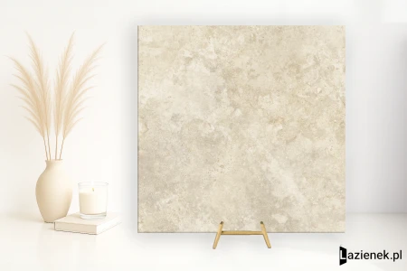Mirage Elysian Travertini Travertino Light Cross strukturalna 120x120 - płytka imitująca kamień