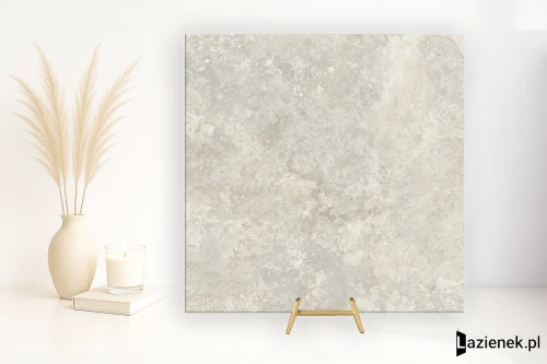 Przejdź do produktu Mirage Elysian Travertini Travertino Misty Cross szczotkowana 120x120 cm gr. 9 mm - płytka rektyfikowana / BKX5