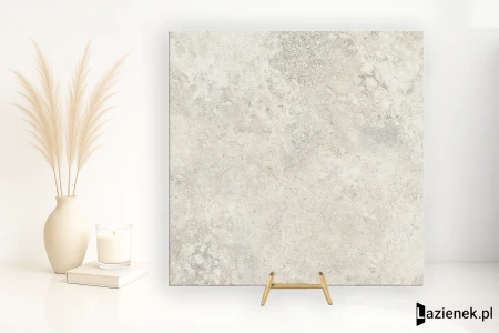 Mirage Elysian Travertini Travertino Misty Cross strukturalna 60x60 - płytka imitująca kamień