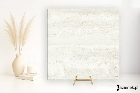 Mirage Elysian Travertini Travertino Pearly naturalna 60x60 - płytka imitująca kamień