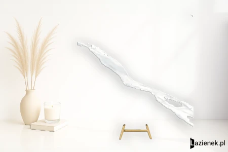 Mirage Jewels Bianco Statuario wysoki 120x120 - płytka imitująca marmur