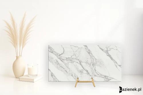 Przejdź do produktu Mirage Jewels Statuario Lunensis B podklejona siatką 162x324 cm gr. 12 mm - płytka rektyfikowana / ADG5