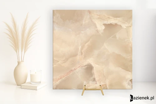 Przejdź do produktu Mirage Onyce Champagne wysoki połysk 120x120 cm gr. 9 mm - płytka rektyfikowana / CAF2
