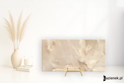Przejdź do produktu Mirage Onyce Champagne wysoki połysk 60x120 cm gr. 9 mm - płytka rektyfikowana / CAN7