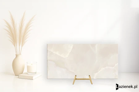 Mirage Onyce Coconut perłowa satynowa 60x120 - płytka imitująca marmur
