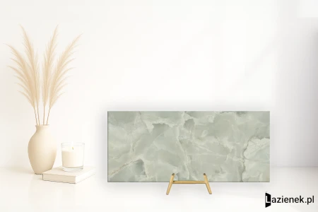Mirage Onyce Emerald błyszcząca z refleksami 120x278 - płytka imitująca marmur