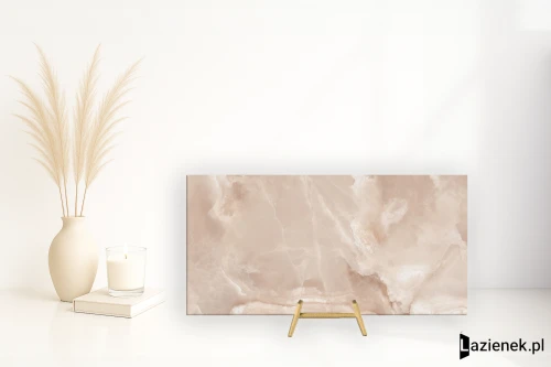 Przejdź do produktu Mirage Onyce Rose wysoki połysk 60x120 cm gr. 9 mm - płytka rektyfikowana / CAO0