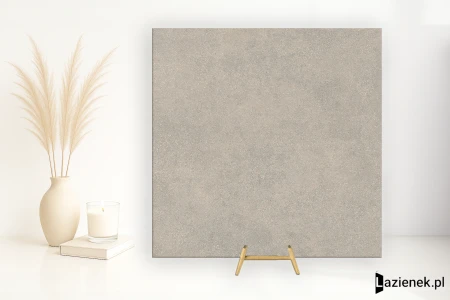 Mirage Reconcrete Liquorice szczotkowana 80x80 - płytka imitująca beton