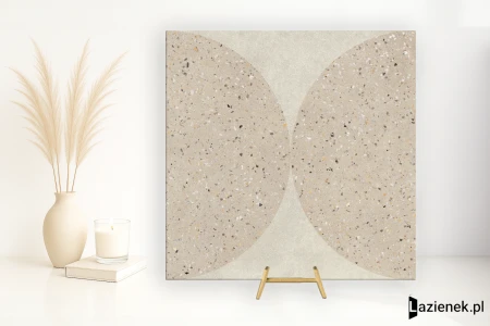 Mirage Reconcrete Mix szczotkowana 60x60 - płytka imitująca beton