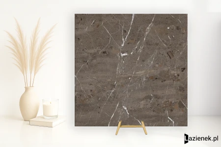 Imola The Rock Breccia Imperiale na zewnątrz 90x90 - płytka imitująca marmur