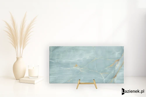 Przejdź do produktu Imola The Room Onyx Aqua Blue Gold Lappato 60x120 cm gr. 6,5 mm - płytka rektyfikowana / BLU AQ6 12 LP