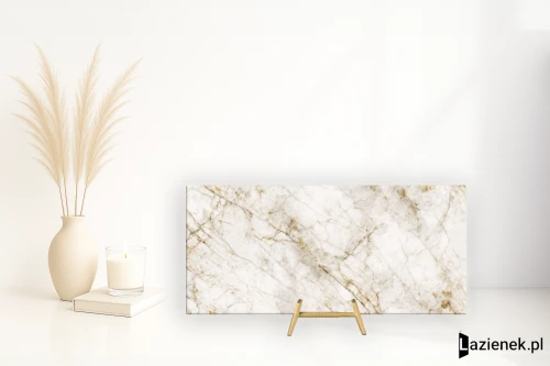 Przejdź do produktu Grespania Cuarzo Reno Cuarzo Reno błyszcząca 120x260 cm gr. 6 mm - płytka nierektyfikowana / 78CN37P