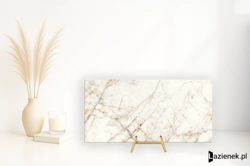 Przejdź do produktu Grespania Cuarzo Reno Cuarzo Reno błyszcząca 59x119 cm gr. 10 mm - płytka rektyfikowana / 44CN39P