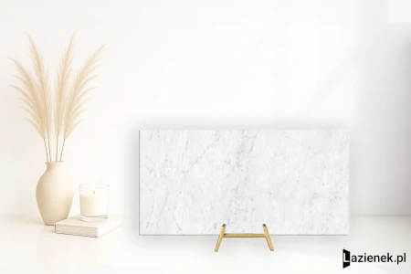 Grespania Marmorea Carrara błyszcząca 59x119 - płytka imitująca marmur