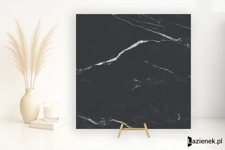 Grespania Marmorea Marquina błyszcząca 59x59 - płytka imitująca marmur