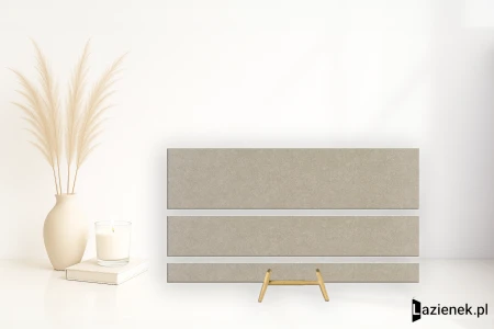 Grespania Meteor Gris 14.5x60 - płytka nierektyfikowana - płytka imitująca kamień