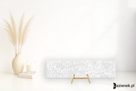 Grespania Pigmento Blanco 7.5x30 - płytka nierektyfikowana - płytka dekoracyjna