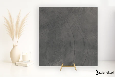 Grespania Titan Antracita 100x100 - płytka nierektyfikowana - płytka imitująca beton
