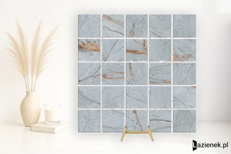 Grespania Blue Roma Cielo 30x30 - płytka nierektyfikowana - płytka imitująca marmur