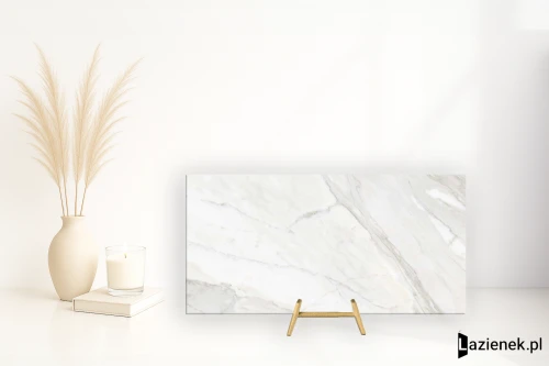 Przejdź do produktu Grespania Calacata Calacata Mix matowa 120x278 cm gr. 6 mm - płytka nierektyfikowana / 78CL48E