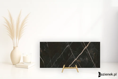 Przejdź do produktu Grespania Calacata Black Calacata Black matowa 120x278 cm gr. 6 mm - płytka nierektyfikowana / 78C998E