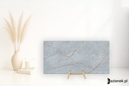 Grespania Blue Roma Cielo 162x324 - płytka nierektyfikowana - płytka imitująca marmur