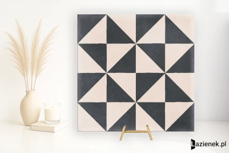 Grespania Boheme Negro 20x20 - płytka nierektyfikowana - płytka dekoracyjna