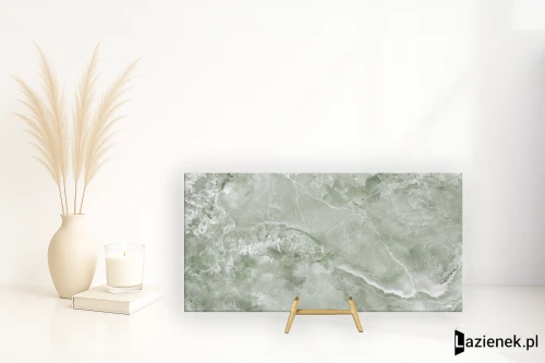 Przejdź do produktu Tagina Onyx Diamond Emerald wysoki połysk 60x120 cm gr. 9 mm - płytka rektyfikowana / 148051