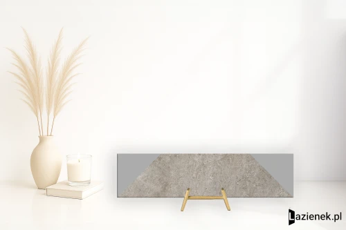 Przejdź do produktu Tagina Pietra d'Orvieto Decoro Geometric Cenere polerowana (Lucidato) 15x60 cm gr. 9 mm - dekor rektyfikowany / 138352