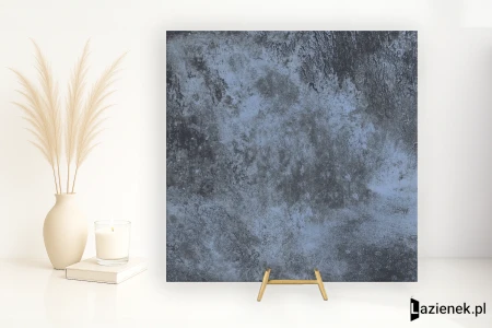 Caesar Alchemy Navy 80x80 - płytka imitująca marmur