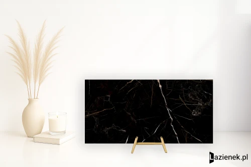 Przejdź do produktu Caesar Anima Nero Atlante polerowana 60x120 cm gr. 9 mm - płytka rektyfikowana / ADNV