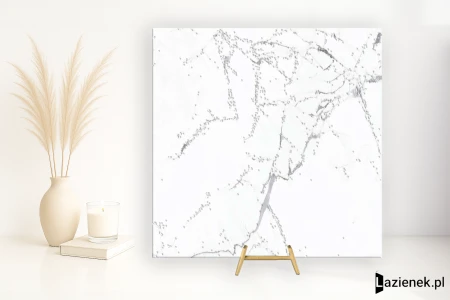 Caesar Anima Statuario Venato 120x120 - płytka imitująca marmur